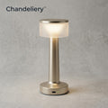 Chandeliery™ Portable Rechargeable Touch Table Lamp — Cordless Accent Light for Flexible Indoor Use