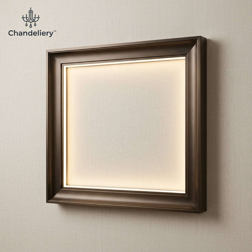 Chandeliery™ Square Frame Wall Accent Light — Geometric Indoor Wall Lighting
