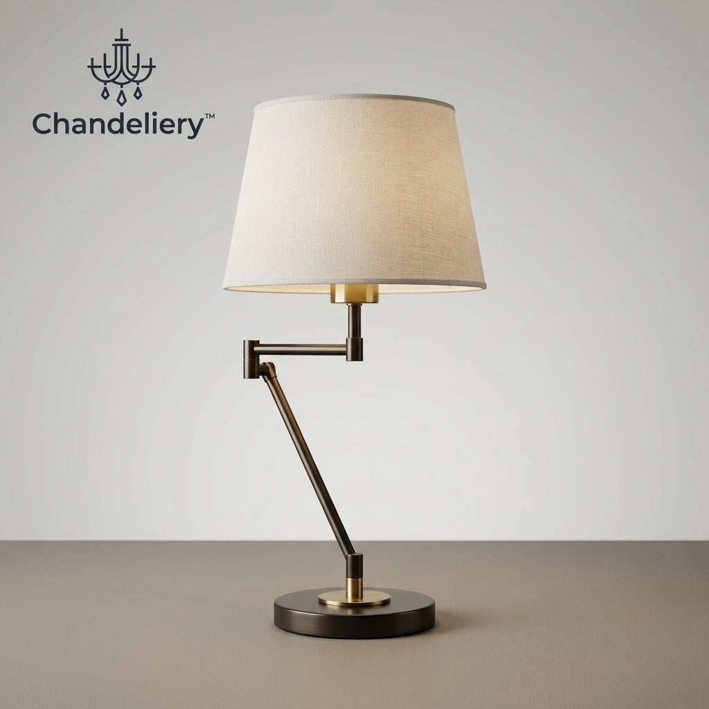 Chandeliery™ Arlo Accent Table Lamp — Compact Decorative Lighting for Side Tables