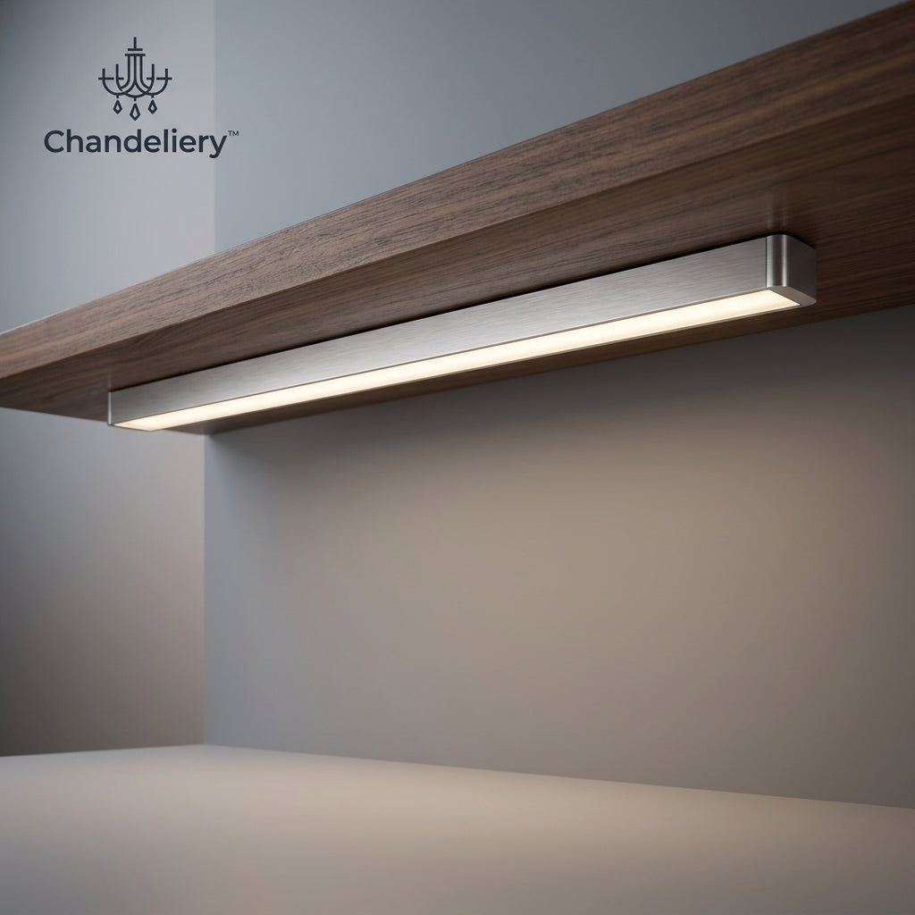 Chandeliery™ Linear Under-Cabinet LED Light — Slim Task Lighting for Counters & Work Areas